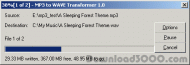 MP3 To Wave Transformer screenshot